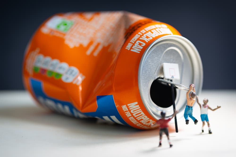 Students bring their big ideas to life with striking 'little people' art works 